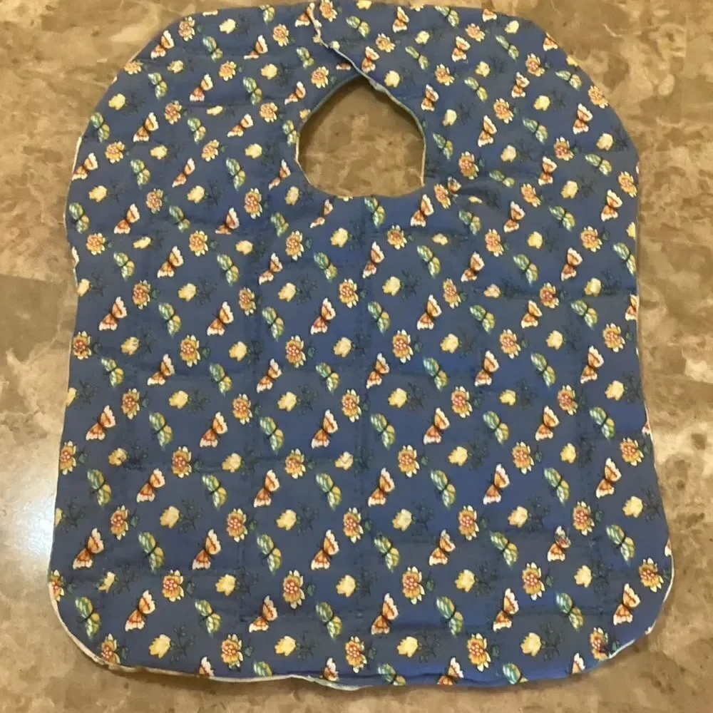 NWOT. Hand Crafted Quilted Reversible Baby Bib. $12 ea or 3/$25